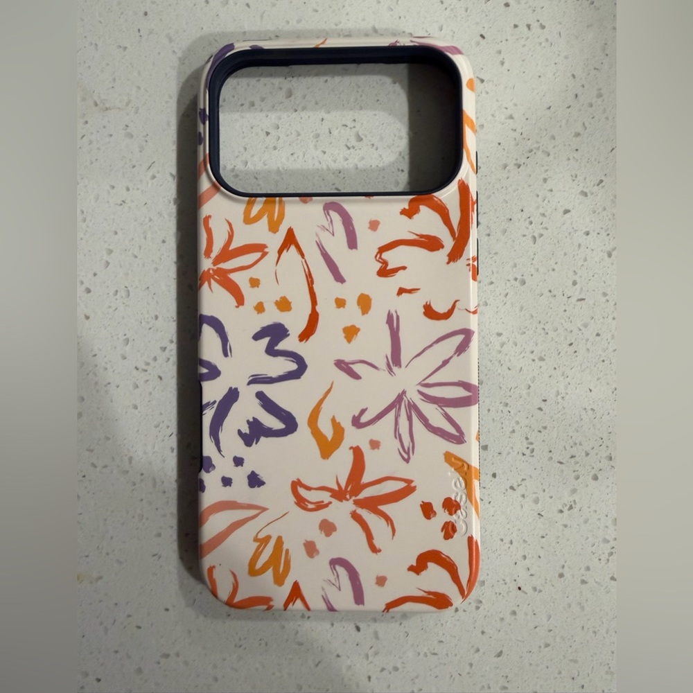 Floral Sketch Protective Phone Case - Multicolor